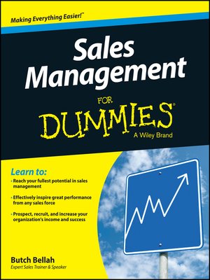 cover image of Sales Management for Dummies